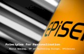 Principles for Personalization