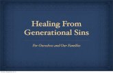 Healing from Generational Sins