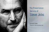 Presentation Secrets Of Stevejobs