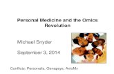 Personalized Medicine and the Omics Revolution by Professor Mike Snyder