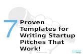 7 Proven Templates For Writing Startup Pitches That Work (Startup Pitch Battle)
