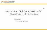 Effective Staff SharePoint HR Solution