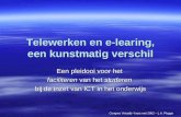 Telewerken En e-Learing - Een Kunstmatig Verschil (2002)