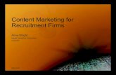 Content Marketing for Recruitment Firms