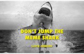Don't Jump The Meme Shark