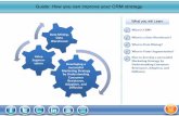 Guide: How you can improve your CRM strategy