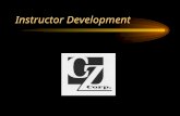 Instructor development 10.24.2012