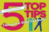 5 Top Tips: Professional Body Language