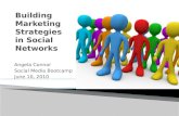 Building Marketing Strategies in Social Networks