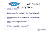 The W5 of Sales Analytics