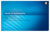 MWC Presentation: World of Applications, Hugh Bradlow, Telstra