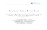 Telstra’s Video Miles Trial: Quantifying Carbon and Productivity of Video Conferencing across Telstra