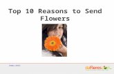 Top 10 Reasons To Send Flowers
