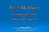 Social Job Search: Strategies and Tactics to Maximize your Results