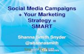 Social Media Campaigns + Your Marketing Strategy = SMART