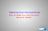 Digitizing Your Personal Brand