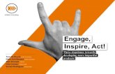 Engage, Inspire, Act: three stepstones towards developing more impactful products