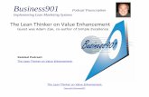 Lean Thinker on Value Enhancement ebook