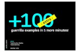+100 EXTRA Guerilla marketing examples (part 2)
