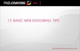15 basic web designing tips