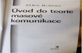 McQuail Uvod Do Teorie Masove Komunikace Small