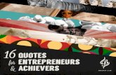 16 Quotes for Entrepreneurs & Achievers
