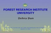 FOREST RESEARCH INSTITUTE UNIVERSITY, Dehradun, India