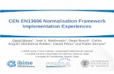 CEN EN13606 Normalisation Framework