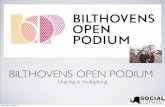 Social Media inzet voor bilthovens open podium