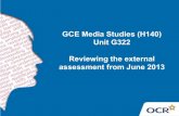 Unit g322   summer 2013 overview and feedback