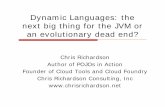 CommunityOneEast 09 - Dynamic Languages: the next big thing for the JVM or an evolutionary dead end?