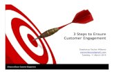 3 steps to ensure customer engagement
