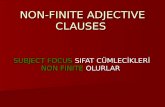 Non-finite Adjective Clauses