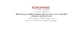 Writing Efficient Olap Queries
