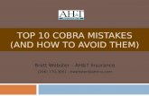 Top 10 cobra mistakes presentation