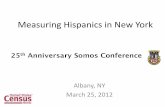 Somos - Measuring Hispanics in NY