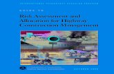 Risk Assessment and Allocation for Highway Construction Management