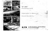 Heidelberg Harris V30 Operators Manual