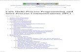 Unix Multi-Process Programming and Inter-Process Communications (IPC)
