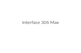 Interface 3DsMax