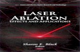 Black Sh e Ed Laser Ablation Effects and Applications