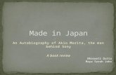 Made in Japan Book Review