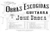 José Brocá - Recuerdo Triste for guitar - sheet music