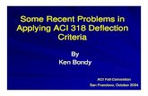 Deflectionproblems in ACI-318