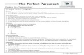 2012 - Perfect Paragraph Workbook