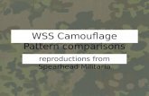 WSS Camouflage Patterns Comparisons