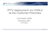 AFL-2009 IPTV Deployment Presentation