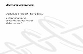 Lenovo IdeaPad B460 Hardware Maintenance Manual V2.0