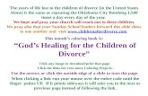 Helps for the children of divorce.