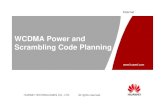 WCDMA Power and Scrambling Code Planning